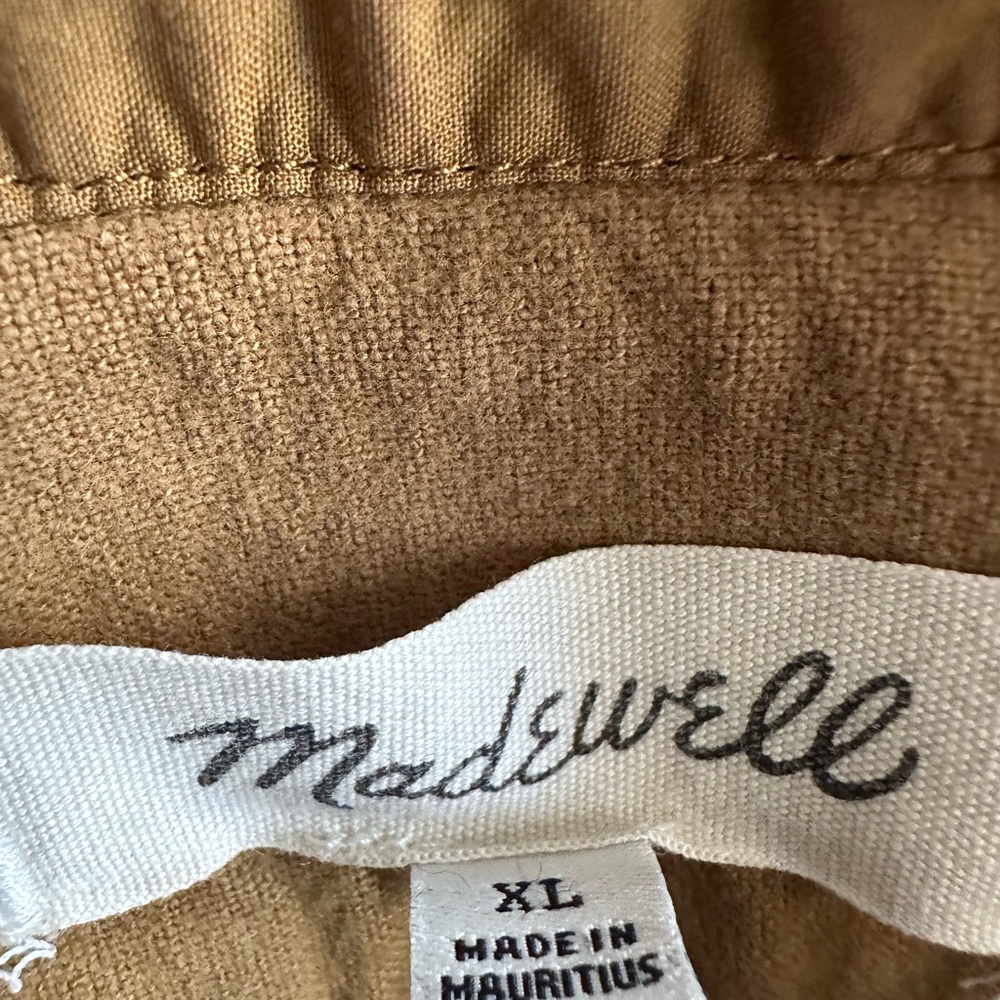 Madewell Men's Tan Casual Button-Down Shirt - Picture 3 of 6